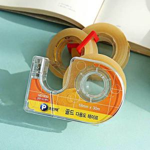 골드 다용도 테이프 디스펜서 GD1830 18mmx30m 다용도테이프 테이프디스펜서 투명테이프 테이프
