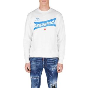 Dsquared2 로고 프린트 크루넥 스웨트셔츠 S71GU0633S25516 100 TP936318070