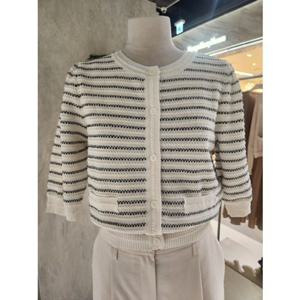 [ZOOC] 스트라이프 라운드 가디건 (Z252KSL312)