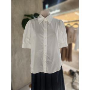 [ZOOC] 퍼프 슬리브 셔츠 (Z252MSC105)