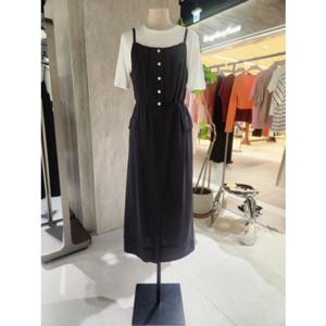 [ZOOC] 탑  레이어드 슬리브리스 롱 원피스 (Z252MSE024)