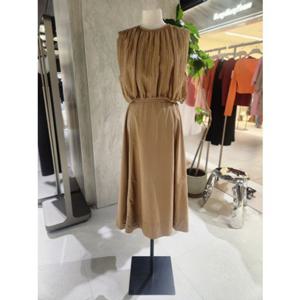 [ZOOC] 셔링 라운드넥 슬리브리스 플레어 원피스 (Z252MSE021)