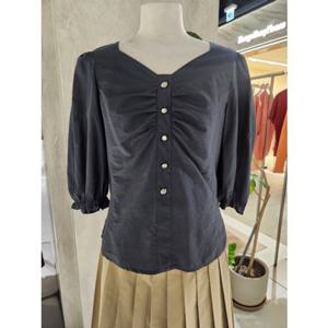 [ZOOC] 하트넥 블라우스 (Z252MSC011)