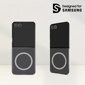 삼성전자 정품 갤럭시Z플립7 슬림 클리어 마그넷 케이스 맥세이프 투명케이스 보호 커버 액세서리 호환 GP-FFF766 N