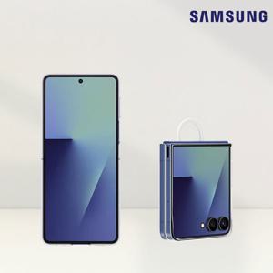 삼성전자 정품 갤럭시Z플립7 슬림 클리어 케이스 변색 스크래치 방지 투명케이스 링 그립 보호 커버 EF-QF766 N