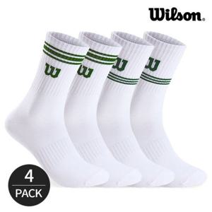 윌슨 남성 컬러 스트라이프 크루삭스 4P_WHGN