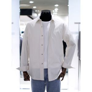 [본(정장)]BON 본 아이보리 크링클 히든 플리츠 세미오버핏 셔츠 2종택1 BN3SBA614IV,GY_M