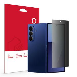 갤럭시 Z 폴드7 사생활보호 강화유리 전면 커버 외부 액정보호필름 1매