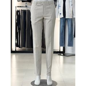 [바쏘옴므]베이지_쿨맥스 히든 밴딩 슬림핏 슬랙스 WSY2PS74A