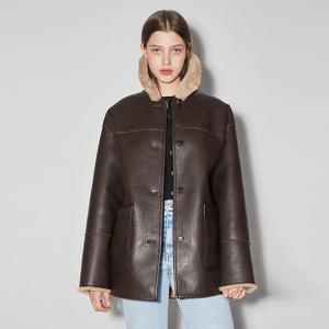 [버커루]여성 레가시 여성 리버시블 퍼 무스탕 B244LI630P