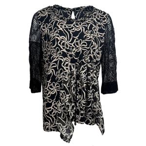 [데시데]프릴라인 레이스소매 블라우스 DPS129