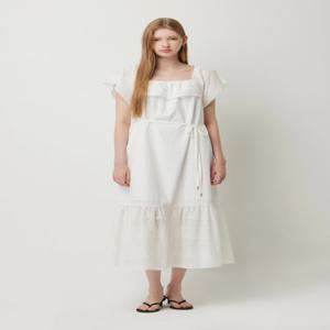 [시슬리] 레이스 패치 훌 원피스 SAOPE3541