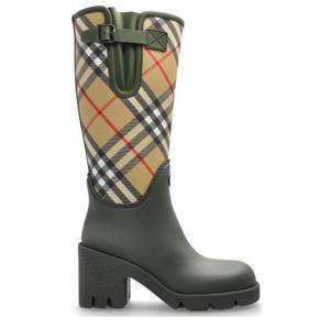 버버리 마쉬 힐 체크 웰링턴 부츠 8111682C1173 LOCH TP949095933