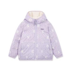 디스커버리키즈패딩 XQD DKDJ54036-LVP 키즈 모노그램 리버시블 다운 숏패딩