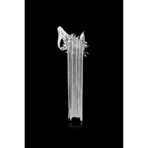 25FW 알렉산더 맥퀸 브레이스렛 with shimmering 크리스탈 848548J161Z1021 TP567587550