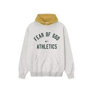 25 FW 피어오브갓 X MLB 애슬레틱스 로고 후드티 192ML252004F TP444658410