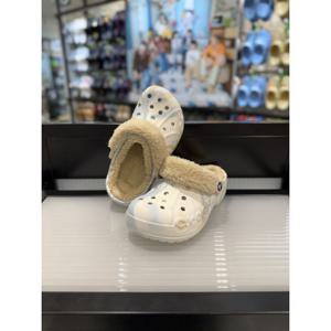 [크록스]MARIO크록스 바야 라인드 퍼즈 스트랩 마블 클로그 209241-94S 화이트