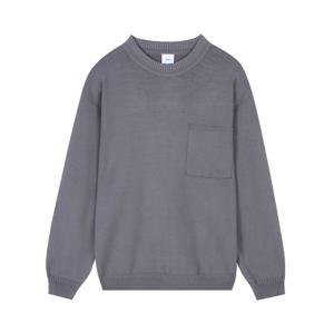 [지이크][F/W] 민트 캐주얼 원포켓 베이직 라운드 니트 (PFUCX8008)