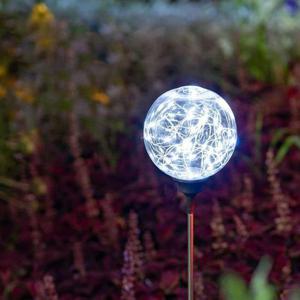 Coms 태양광 LED 정원등 라운드형 화이트 600mAh