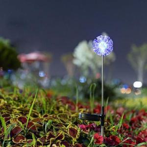 Coms 태양광 LED 정원등 꽃잎형 600mAh 야외조명