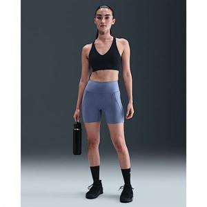 나이키 유니버사 여성 하이웨이스트 5인치 노 프론트 심 바이커 쇼츠 - 월드 인디고샌디드 퍼플셀러스틴 블루 HQ6833-499 273536