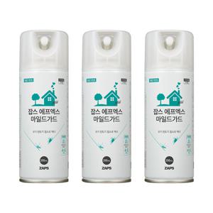 모기 파리 기피제 잡스 FX 마일드가드 200mL 3세트 털진드기 해충방지 퇴치제