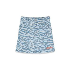 겐조 주니어 여아 블루 패턴 스커트 K13083K_78G