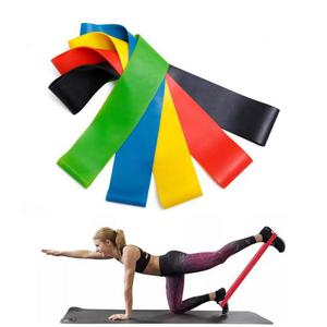 요가 고무밴드 5P 라텍스 스트레칭 힙업 탄력 저항 헬스 필라테스 근력 운동 밴드