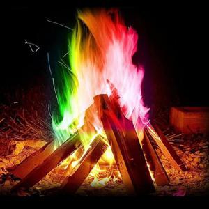 불멍가루 오로라 불꽃 마법 가루 매직 파이어 레인보우 캠핑 모닥불 놀거리 30g