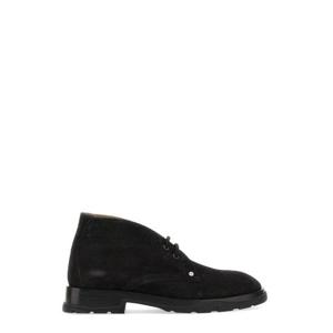 알렉산더맥퀸 남성 블랙 스웨이드 로퍼 부츠 728255_WIA5P1081
