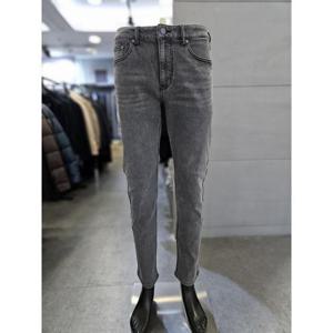 바쏘옴므 세이브존03 바쏘옴므 남자 청바지 기모 그레이 워싱 데님 팬츠 WSAQZ4PS87A