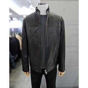 바쏘옴므 세이브존03 바쏘옴므 남자 블랙 가죽 점퍼 ITALY 램스킨 블루종 WSAFZ3UB03A