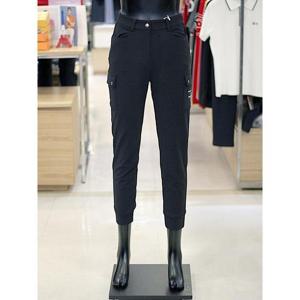 루이까스텔 세이브존03 여성 골프 가을 솔리드 라인 V밴드 레터링 카고 포켓 조거 팬츠 AG7LEPT902A