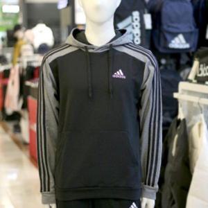 아디다스 세이브존03 [아디다스] 남성 3선 스트라이프 멜란지 후드 티셔츠 AGHL1976A