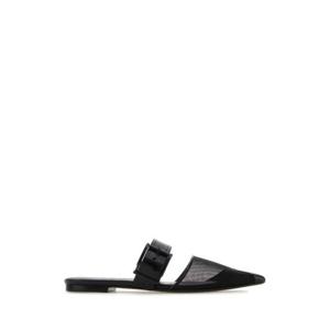 알렉산더맥퀸 여성 블랙 Punk 레더 블로퍼 744488W4AB2 1000