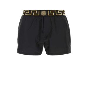 베르사체 남성 블랙 사각 수영복 ABU010221A11120 A80G