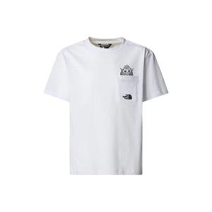 노스페이스 키즈 화이트 OVERSIZE 반팔 티셔츠 NF0A8EAKK_FN41