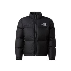 노스페이스 키즈 블랙 로고 숏 패딩 NF0A82TSK_GOF1