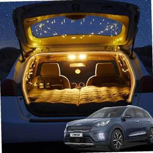 차박캠핑 트렁크 더뉴 식빵등 니로 감성무드등 차박