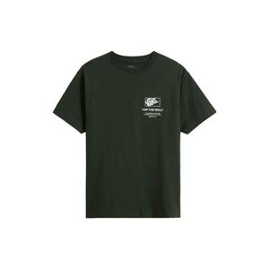 반스 키즈 그린 로고 반팔 티셔츠 VN000PXUK_EMU1
