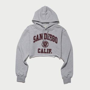 [후아유]여성 크롭 레터 후드티 (WHMHC4991F-T)