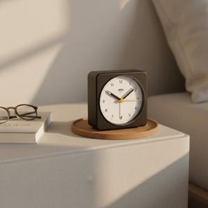 브라운 라스트찬스BRAUN BC03BW 클래식 아날로그 크레센도 알람 저소음 공용 탁상시계