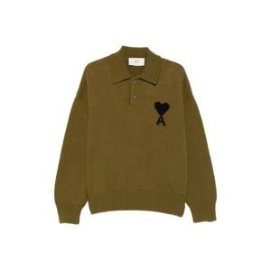 AMI Paris 아미 드 쾨흐 울 폴로 셔츠 UPL409018