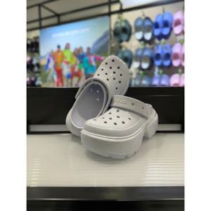 [크록스]MARIO크록스 스톰프 하이샤인 클로그 209568-5AF 유광 스카이블루 하늘색