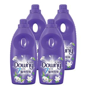 다우니 초고농축 섬유유연제 1L 화이트티와 릴리 x4개