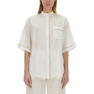 파비아나필리피 리넨 반팔셔츠 CAD274F615_H49721