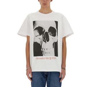 알렉산더맥퀸 스컬 프린트 크루넥 티셔츠 781993 QTAA60909