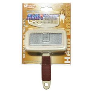 헬로도기 슬리커 브러쉬 M 애견 미용 브러쉬 빗