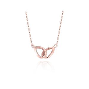 [GB] 모던드롭 인터락킹 14K GOLD 목걸이 LNN25001G