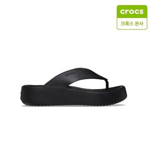 [크록스 본사] 겟어웨이 플랫폼 플립 블랙 209410-001